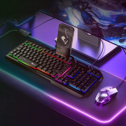 WisFox Rainbow RGB Gamer-Tastatur