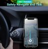 Qi-Wireless-Autoladegerät und Telefonhalter