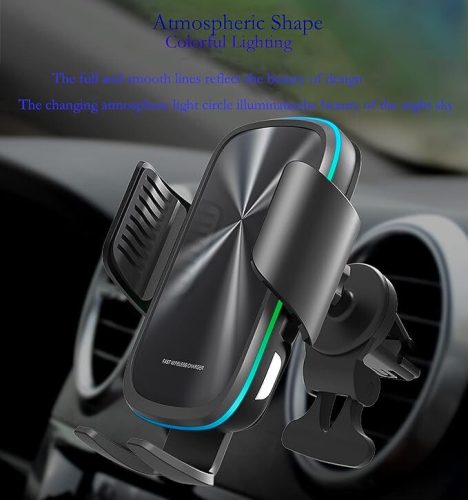 Qi-Wireless-Autoladegerät und Telefonhalter