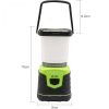 Pngos LED tragbare Campinglampe mit Akku 1000 Lumen (grün)