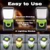Pngos LED tragbare Campinglampe mit Akku 1000 Lumen (grün)