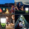 Pngos LED tragbare Campinglampe mit Akku 1000 Lumen (grün)