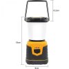 Pngos LED tragbare Campinglampe mit Akku 1000 Lumen (Orange)
