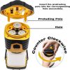 Pngos LED tragbare Campinglampe mit Akku 1000 Lumen (Orange)