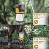 Pngos LED tragbare Campinglampe mit Akku 1000 Lumen (Orange)
