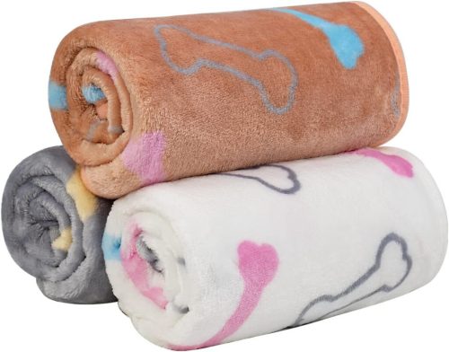 Dono Soft Haustier- und Sofabezug, 3Stück, Weiß/Grau/Braun, L105 x 72 cm