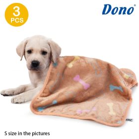   Dono Soft Haustier- und Sofabezug 3 Stück Weiß/Grau/Braun M 76x52cm