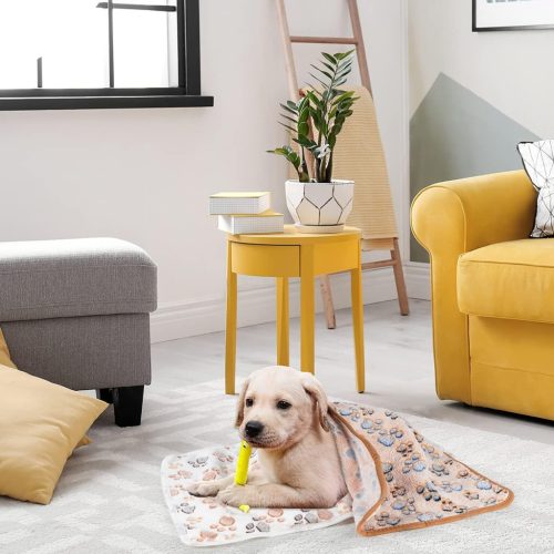 Dono Soft Haustier- und Sofabezug 3 Stück Weiß/Lila/Braun M 76x52cm