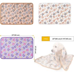   Dono Soft Haustier- und Sofabezug, 3Stück, Weiß/Lila/Braun, L105 x 72 cm