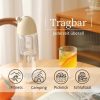 OTE Tragbare Getränkemaschine – mit 20 CO2-Kartuschen, Schwarz, 450 ml