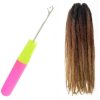 Blux-Haarverlängerungen und geflochtene braune Ombre-Haarverlängerungen