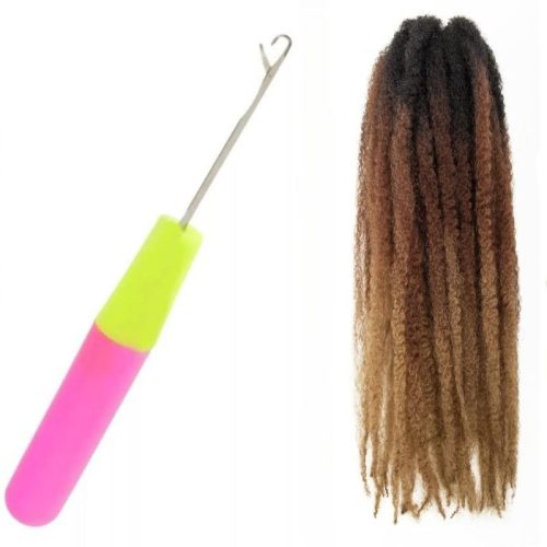 Blux-Haarverlängerungen und geflochtene braune Ombre-Haarverlängerungen