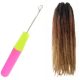 Blux-Haarverlängerungen und geflochtene braune Ombre-Haarverlängerungen