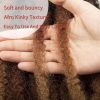 Blux-Haarverlängerungen und geflochtene braune Ombre-Haarverlängerungen