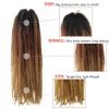 Blux-Haarverlängerungen und geflochtene braune Ombre-Haarverlängerungen