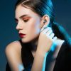 Trendige schwarze Kopfhörer mit 3,5-mm-Klinkenanschluss, 2 Stück