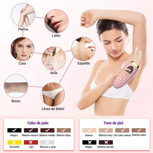 IPL-Haarentfernungsgerät für zu Hause (Rosa – Bronze)