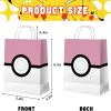 Azyre 16-teiliges Geburtstagsgeschenktüten-Set mit Pokemon-Ball-Motiven für Kinder