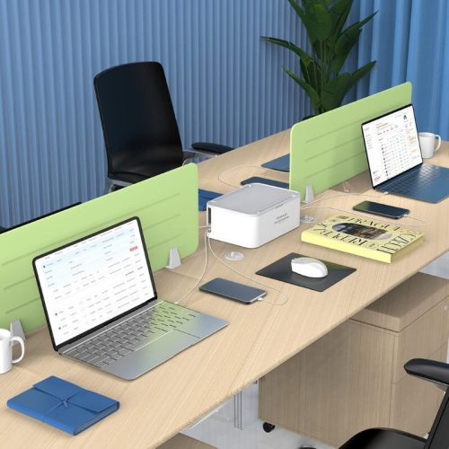 Redagod Stromverteiler mit Kabelmanagementbox, Weiß