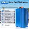 ARCELI 500 W 12 V netzgekoppelter Solar-Wechselrichter – MPPT-Mikro-Wechselrichter, PV-Wechselrichter (blau)