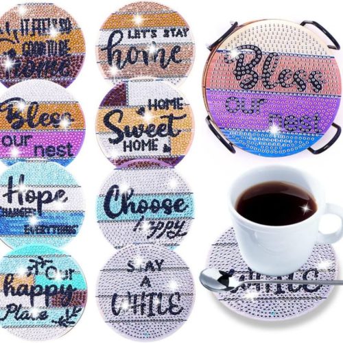 Diamond Painting Untersetzer – Kreatives DIY Set