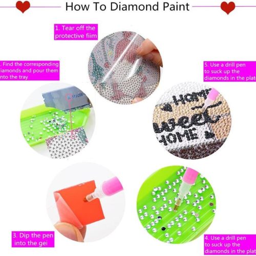 Diamond Painting Untersetzer – Kreatives DIY Set