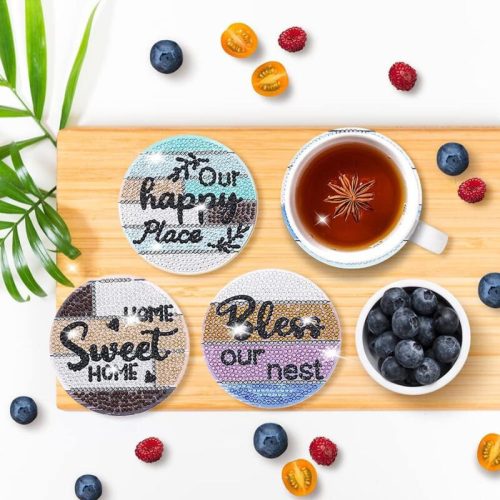 Diamond Painting Untersetzer – Kreatives DIY Set