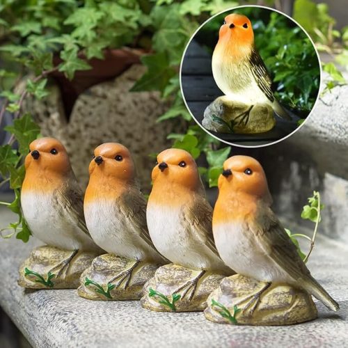 JeeYee Outdoor Bird Solar Dekolampe 4 Stk