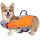 Ownpets Aufblasbare Hundeschwimmweste, M- Orange - Grau