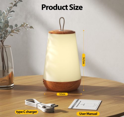 LED-Nachtlampe (Holz)