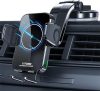 Yitumu A26 Kabelloses Auto-15-W-Qi-Handy-Ladegerät mit Saugnapfhalterung + Zigarettenanzünder-Adapter