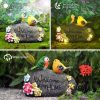JeeYee Outdoor Bird Solar Dekolampe mit der Aufschrift „Welcome to My Home“.