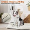 MoraPets Ultraweiche, wasserdichte Hundebettmatratze, 61 x 46 cm (Off White)