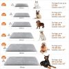 MoraPets Ultraweiche wasserdichte Hundebettmatratze 107 x 69 cm (Grau)
