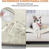 MoraPets Ultraweiche, wasserdichte Hundebettmatratze, 91, 5x 58, 5cm (Gebrochenes Weiß)