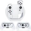 Mooroer Joy-Con Griff und Rennlenkrad 3 Stück - Weiß