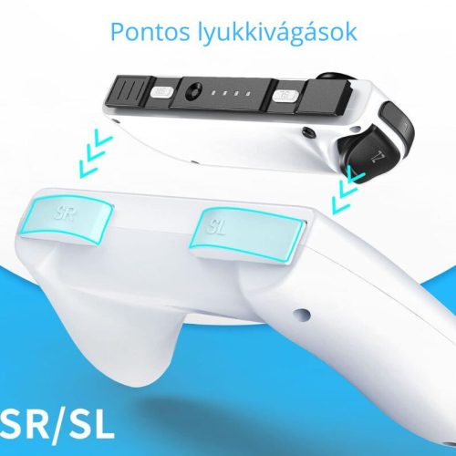 Mooroer Joy-Con Griff und Rennlenkrad 3 Stück - Weiß