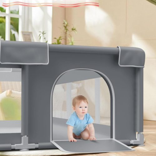 Tenckat Baby tragbarer Spielrahmen 180x150x68cm