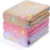 Dono Soft Haustier- und Sofabezug, 3Stück, Rosa/Lila/Braun, L105 x 72 cm