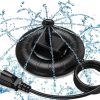 Vogelfutterheizung mit Springbrunnen, 70 W - Schwarz