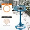 iKuchelife Winter-Vogelheizung mit Springbrunnen, 250 W, Schwarz