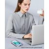 KPON Magnetische Powerbank 10000 mAh mit Magsafe iPhone- und Apple Watch-Ladegerät - Carbon Black