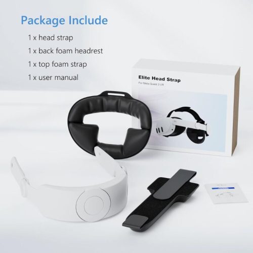 Bequemer, verstellbarer Kopfriemen für Pico 4 VR-Brille – Ergonomisches Design mit Präzisions-Einstellrad          