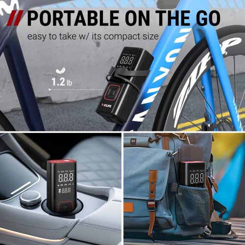 VacLife kabelloser Reifenfüller, tragbarer Luftkompressor (VL7008)